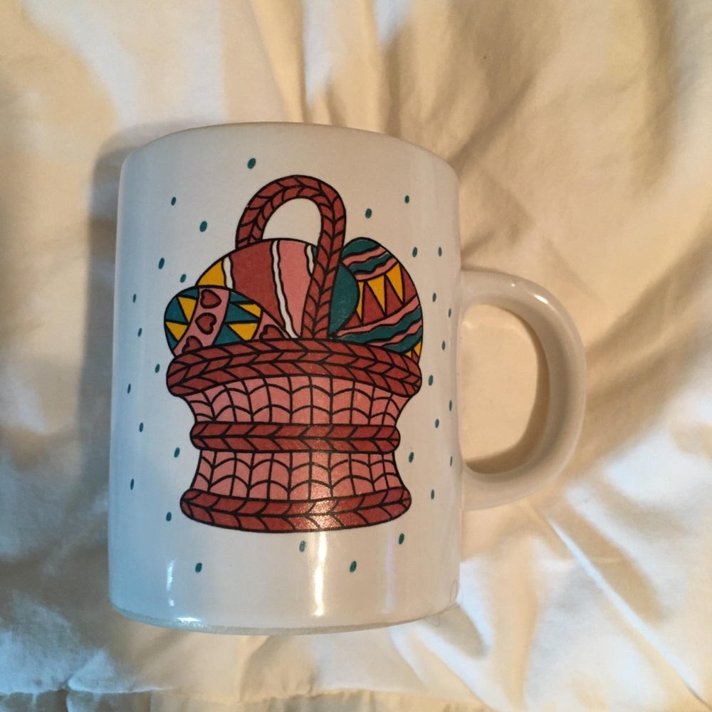 Easter egg basket mug